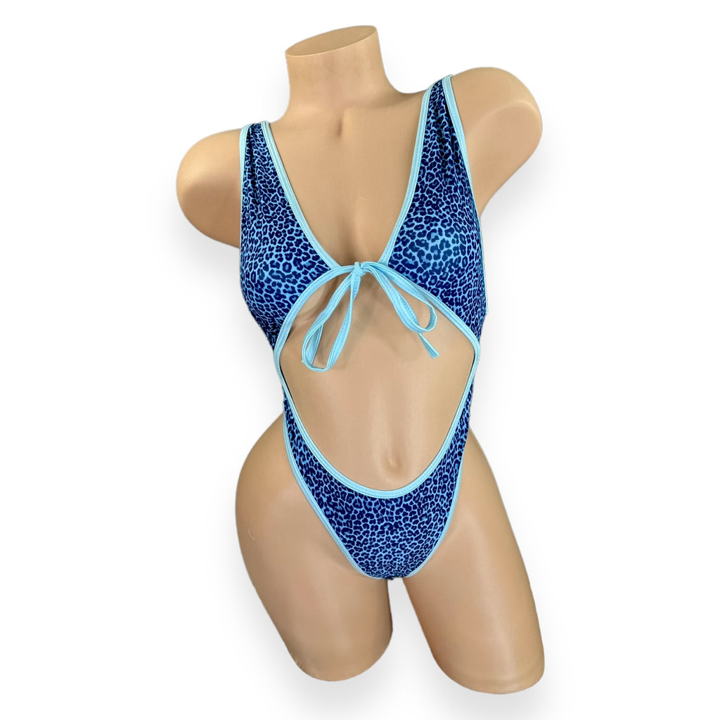 Blue Leopard Carson Bodysuit